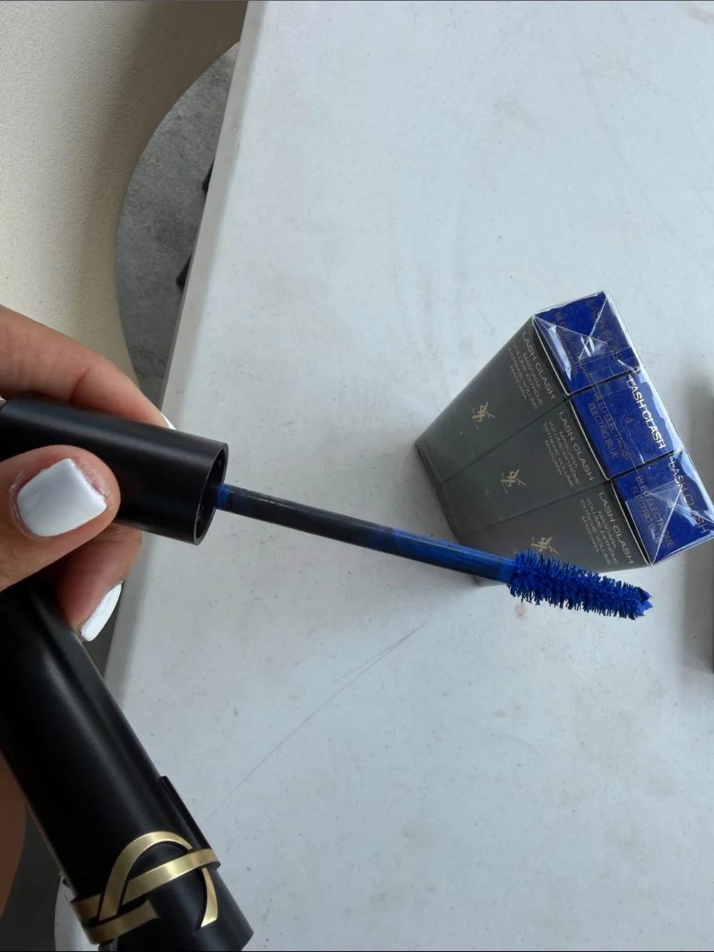 Pack of 3 YSL  Lash Clash Extreme Volume Mascara - electrique blue #4